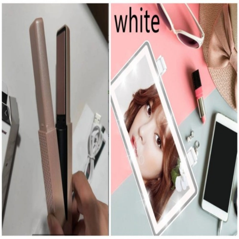 Mini lisseur sans fil, fer à lisser rechargeable par USB