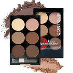 Compacto de contorno mate iluminador para mujer