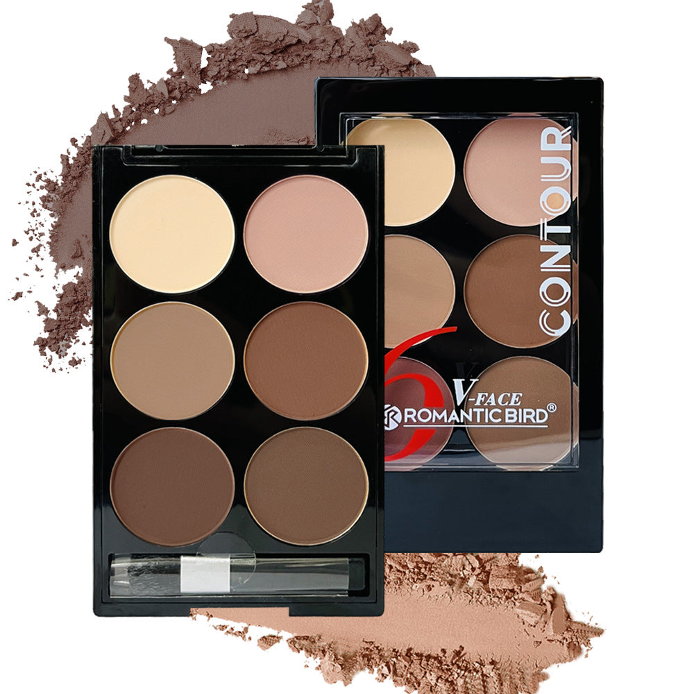 Compacto de contorno mate iluminador para mujer