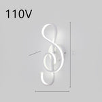 Nordische minimalistische LED-Wandleuchte