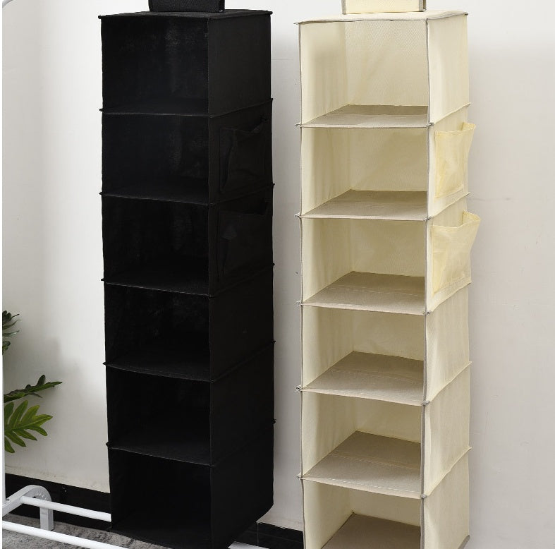 Multi-Layer Wardrobe Hanging Storage Organizer