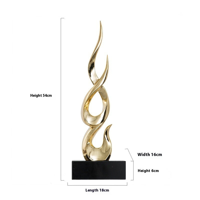 Festive Gold Decorative Ornament