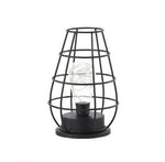 Candeeiro de Mesa Minimalista em Ferro Oco