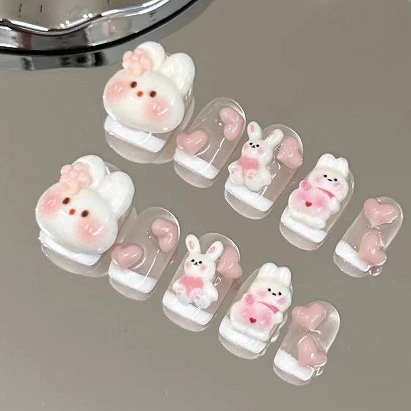 Handmade Press-On Nails, Multiple Styles