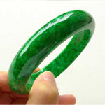 Bracelete de Jade em tons de Verde-Azulado