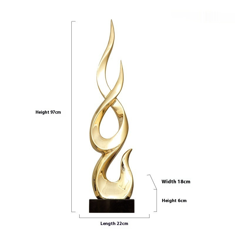 Festive Gold Decorative Ornament