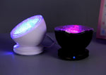 Projecteur de vagues océaniques veilleuse avec haut-parleur