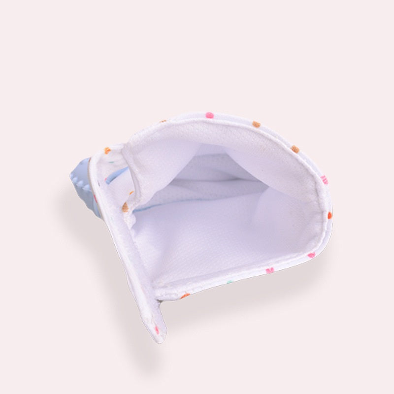 Bijtring voor baby's, anti-bijt siliconen bijthandschoen, rammelaar voor kinderen