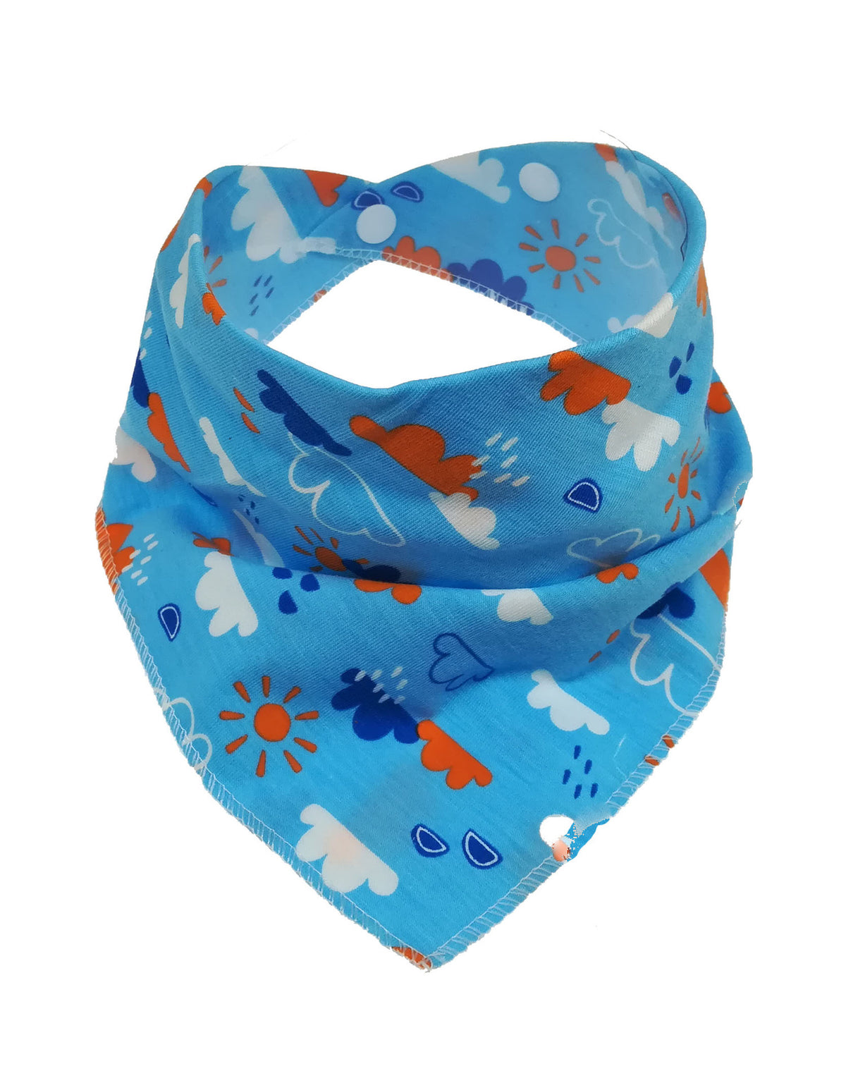Waterdichte driehoekige baby-slabbetjes van katoen met cartoonprint, bandana-slabbetjes voor kwijlen, pasgeborene