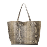 A New Handbag Bag Women on Behalf of Fashion Snake Ladies Handbags Shoulder Laptop Tote Ba