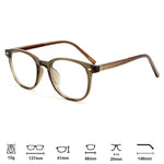 Modische transparente Kristallbrille für Damen