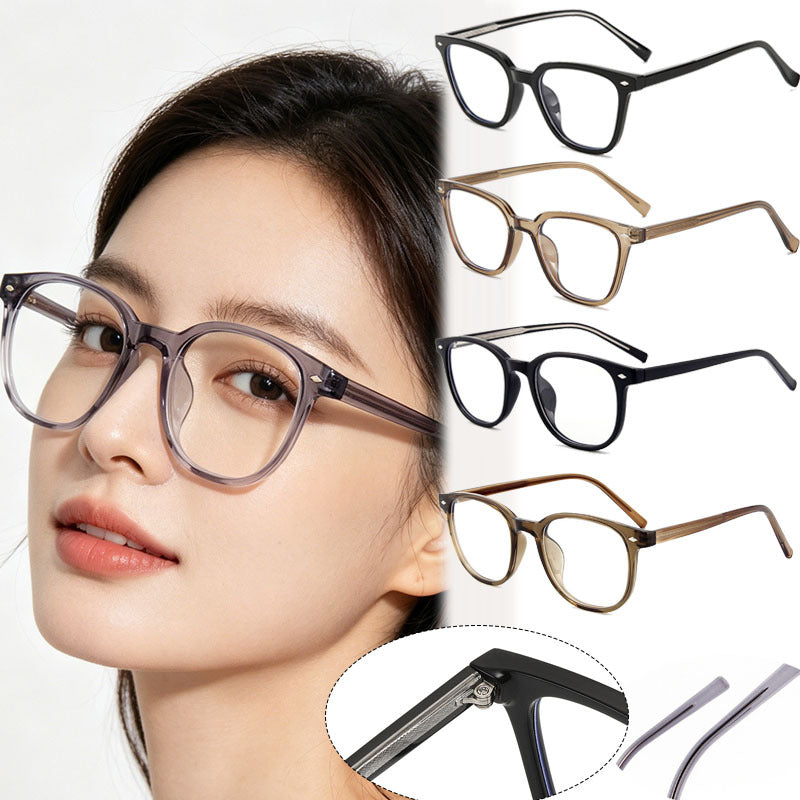 Modische transparente Kristallbrille für Damen