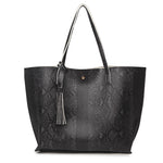 A New Handbag Bag Women on Behalf of Fashion Snake Ladies Handbags Shoulder Laptop Tote Ba