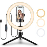 Luz de Anel Selfie de Clip para Telemóveis
