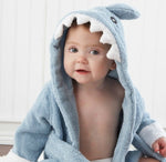 Baby Hooded Cotton Bathrobe, Cute Animal Design