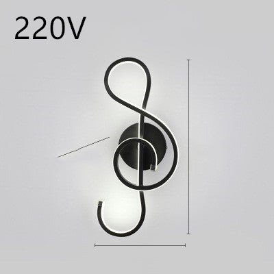 Nordische minimalistische LED-Wandleuchte