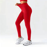 Pantaloni da yoga a vita alta senza cuciture da donna