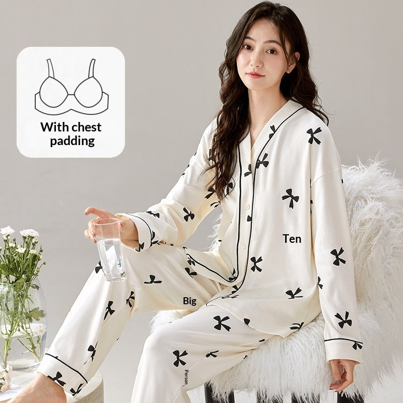 Ensemble de pyjama à manches longues pour femme