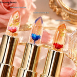 Floral Jelly Color-changing Lipstick For Women Transforms Into A Lip Balm