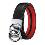 Unisex Automatic Genuine Leather Belt