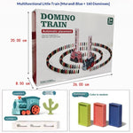 Domino-Zug-Spielset mit 100 Dominosteinen