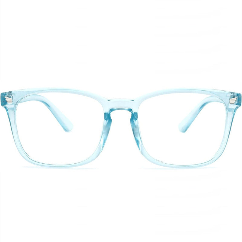 Blue-light-blocking Glasses With UV Protection And A Square Frame