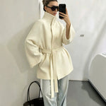 Manteau double face minimaliste et raffiné