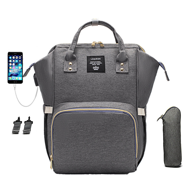 Bolso maternal de gran capacidad multifuncional LEQUEEN