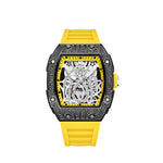 Montre à cadran squelette, unisexe