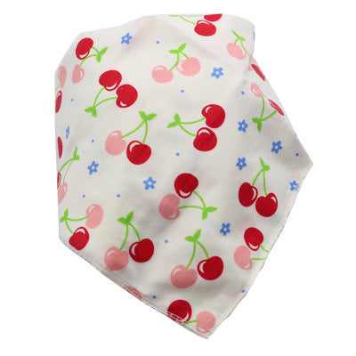 Waterdichte driehoekige baby-slabbetjes van katoen met cartoonprint, bandana-slabbetjes voor kwijlen, pasgeborene