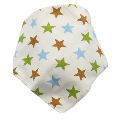 Waterdichte driehoekige baby-slabbetjes van katoen met cartoonprint, bandana-slabbetjes voor kwijlen, pasgeborene