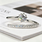 Anello geometrico Yanbai dal design coreano alla moda, versatile per dito indice e mignolo