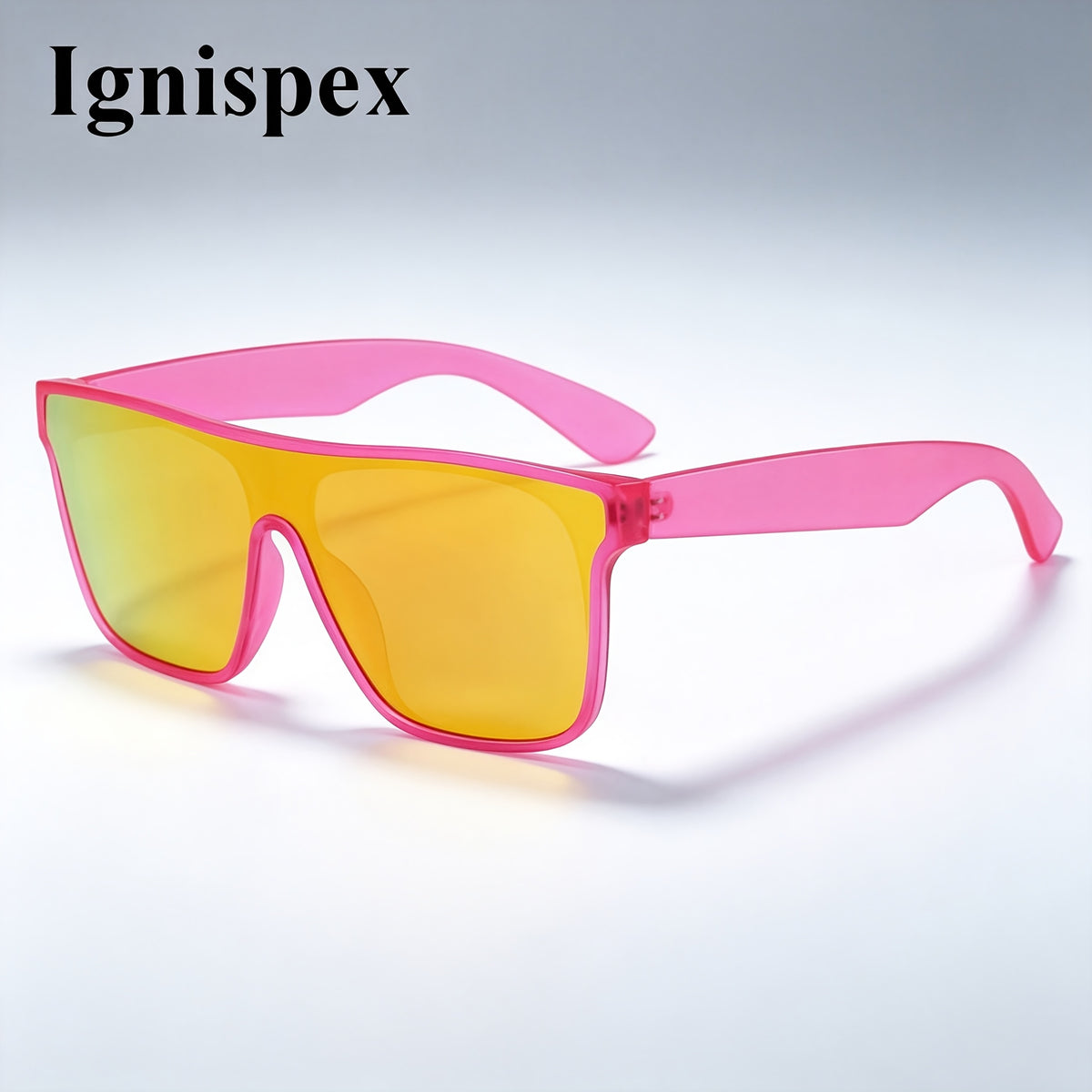 Oversized Flat-Top Sunglasses, Unisex