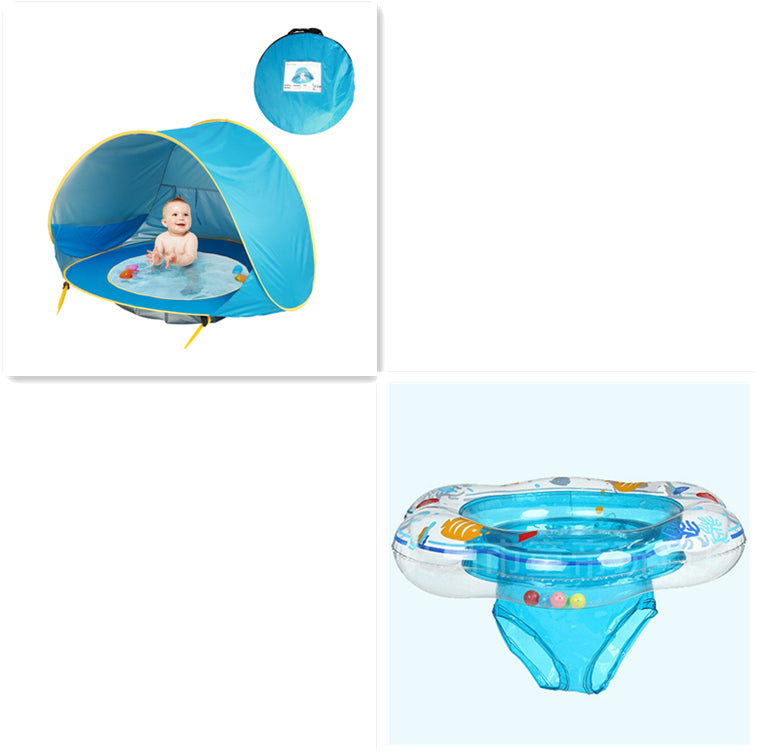 Pop-up-Baby-Strandzelt mit Sonnenschutz