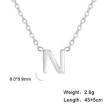 Personalisierte Buchstaben-Halskette mit Anhänger, 18K Gold
