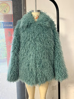 Women's Oversized Faux Fur Coat, Fluffy Winter Jacket
