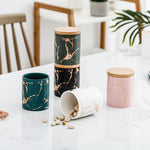 Ceramic Airtight Storage Jar with Bamboo Lid