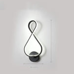 Nordische minimalistische LED-Wandleuchte