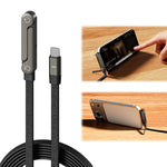 Câble de charge rapide avec support de téléphone pliable