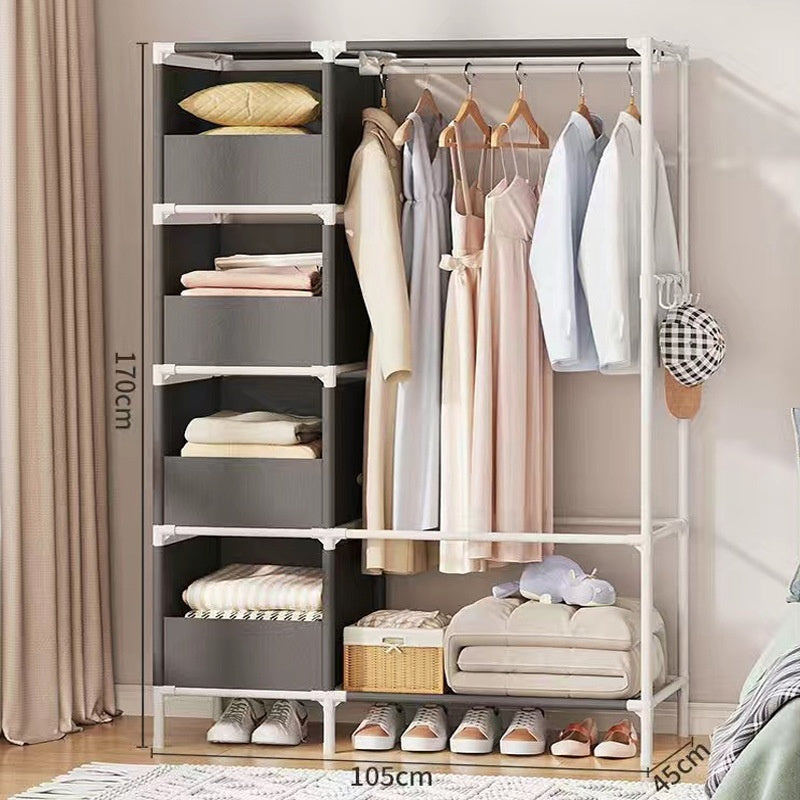 Simple Assembly Portable Wardrobe Closet