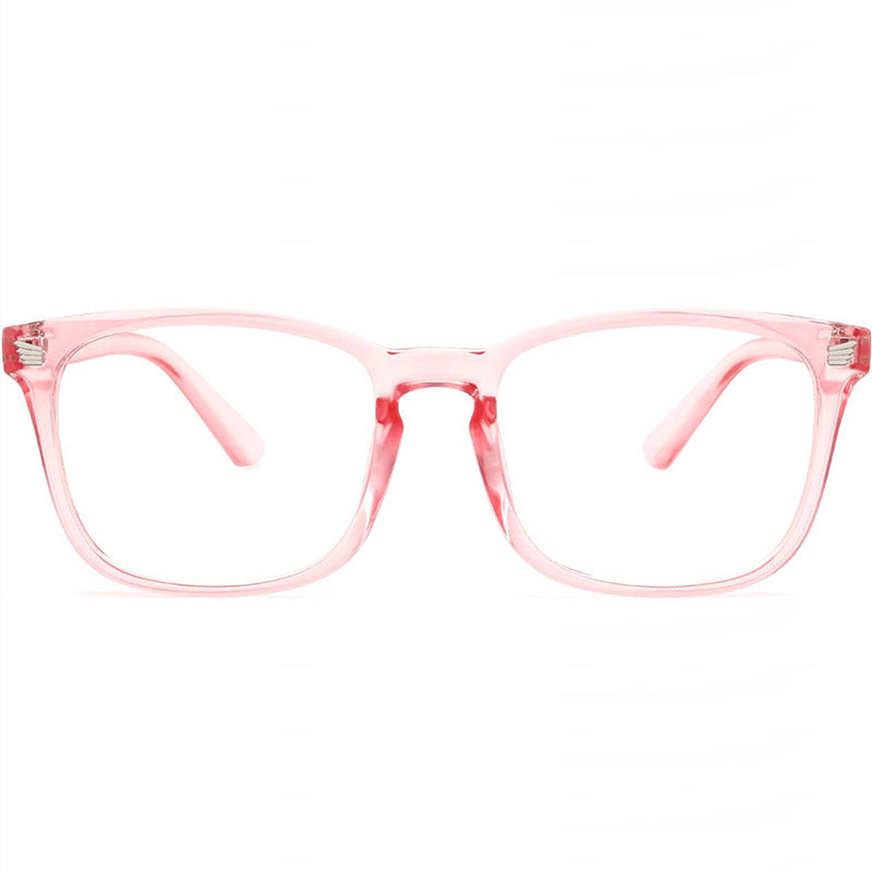 Blue-light-blocking Glasses With UV Protection And A Square Frame