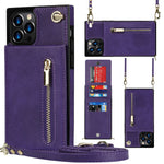 Samsung Crossbody Phone Case with Zipper Wallet