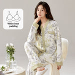 Ensemble de pyjama à manches longues pour femme
