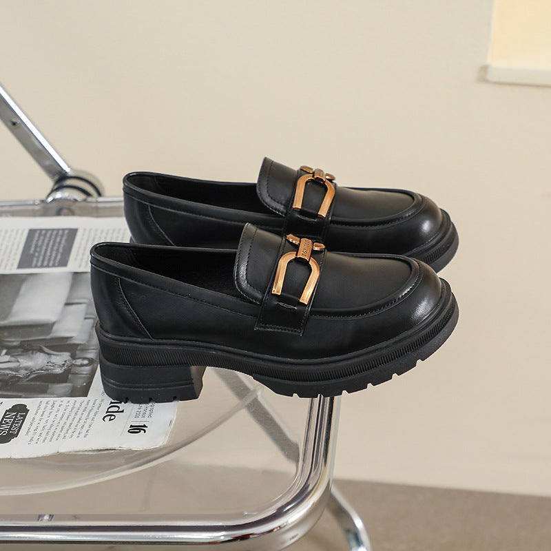 Women's Chunky-Heel Platform Loafers