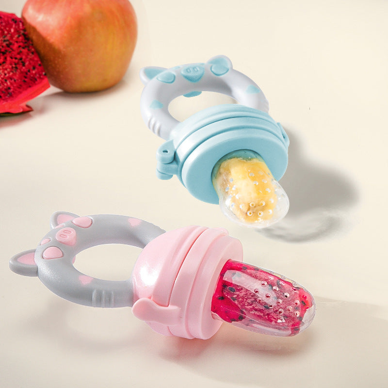 Chupeta Alimentadora de Silicone para Bebé, Chupeta para Fruta Fresca