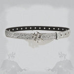Wide Belt, Fashion Personalized Sequin-decorated Jeans Belt