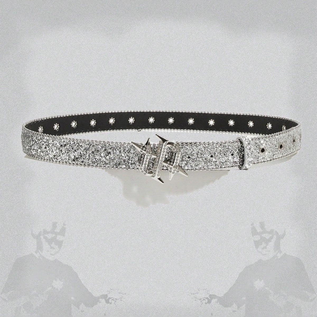 Wide Belt, Fashion Personalized Sequin-decorated Jeans Belt
