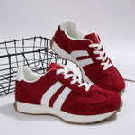 Zapatillas retro de suela gruesa para mujer