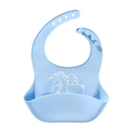 Bavoir bébé repas en silicone sac à salive