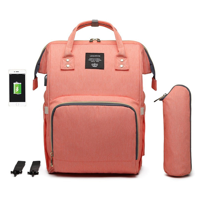 Bolso maternal de gran capacidad multifuncional LEQUEEN